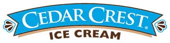 Cedar Crest Ice Cream logo for Wisconsin ice cream catering and event service