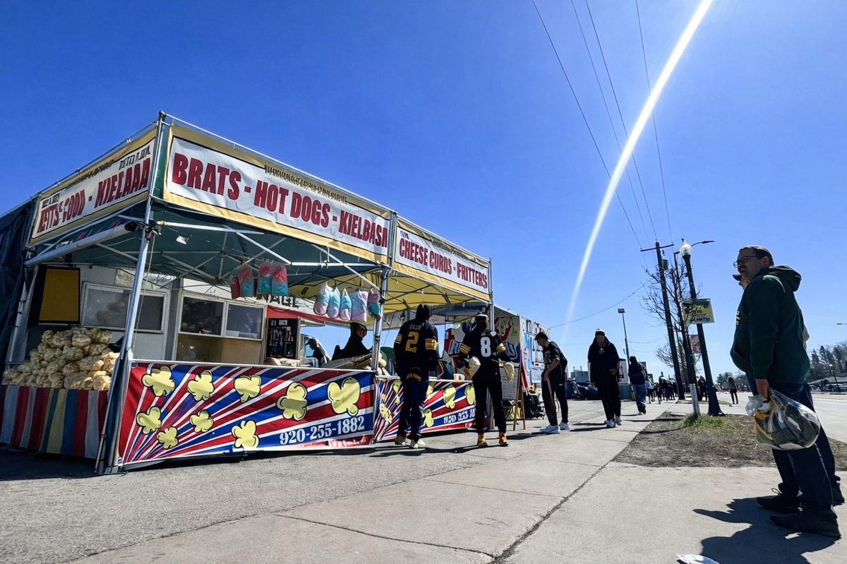 Fun Fest Foods serving a large event crowd in Green Bay Wisconsin